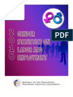 2016 Gender Statistics on Labor and Employment