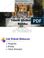 Teknik Silvikultur Bambu