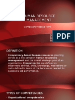 Competency-Human Resource Management 