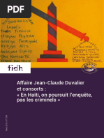 Les complices de Jean-Claude Duvalier doivent enfin répondre de leurs crimes devant une cour de justice haïtienne