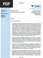 19-03-2018 Letter to the President Ramaphosa