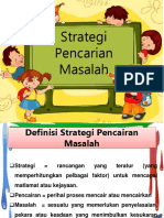 Strategi Pencarian Masalah