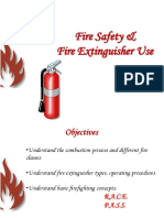 Fire Safety & Fire Extinguisher Use