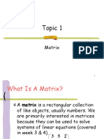 Topic 1 Matrix Edited