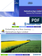 Rahimafrooz Agro Limited: Business Plan Presentation