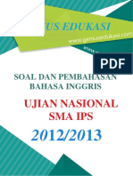 314961056 Soal Dan Pembahasan UN Bahasa Inggris SMA IPS 2012 2013