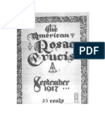 AMORC-The American Rosae Crucis 18 Setiembre 1917 Completo Traducido Al Español