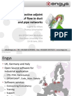 Multi-objective adjoint optimazation of flow in duct and pipe networks