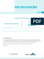 Caderno de Teste de Língua Portuguesa - Ensino Fundamental 2 - P0918 PDF