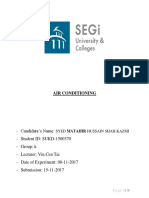 Air Conditioning - Syed Matahir