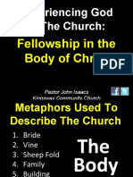 08-22-2010 Experiencing God in the Church-The Body-Fellowship