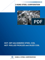 Chung Hung Steel Corporation: Hot-Dip Galvanized Steel Coil Hot - Rolled Pickled and Oiled Coil