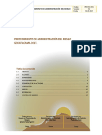 PRO-SSO-001 - Procedimiento de Administracion de Riesgos