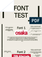 font test