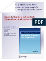 Determination of The Position Diagram of A Fourth-Class Assur Group by Means of Revision of Linkage Condition of A Closure Link