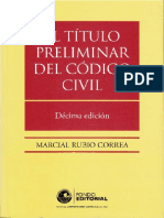Titulo Preliminar Del Codigo Civil - Marcial Rubio Correa PDF