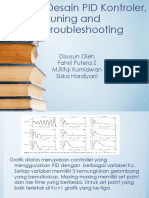 Desain PID Kontroler, Tuning and Troubleshooting