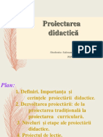 Proiectarea Didactica