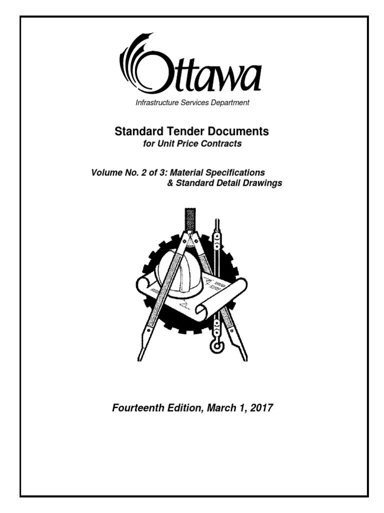 2017standard Tender Documents For Unit Price Contracts Vol2