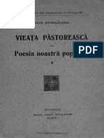 Viața Păstorească În Poezia Noastră Populară Vol. 1 - Ovid. Densușianu PDF