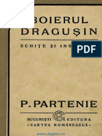 Boierul Drăgușin Schițe Și Însemnări. Din Zile de Încercare Și Biruință - P. Partenie PDF