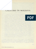 Călătorii În Moldova Memoristică - Dimitrie Bolintineanu PDF