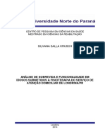Análise de sobrevida e funcionalidade em idosos submetidos à fisioterapia do Serviço de Atenção Domiciliar de LondrinaPR.pdf
