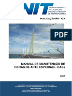 Manutenção de Obras de Arte Especiais