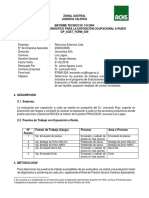 Evaluación de diagnóstico para la exposición a ruido ocupacional en planta PROLESUR