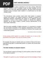 State Variable Models: Dorf and Bishop, Modern Control Systems