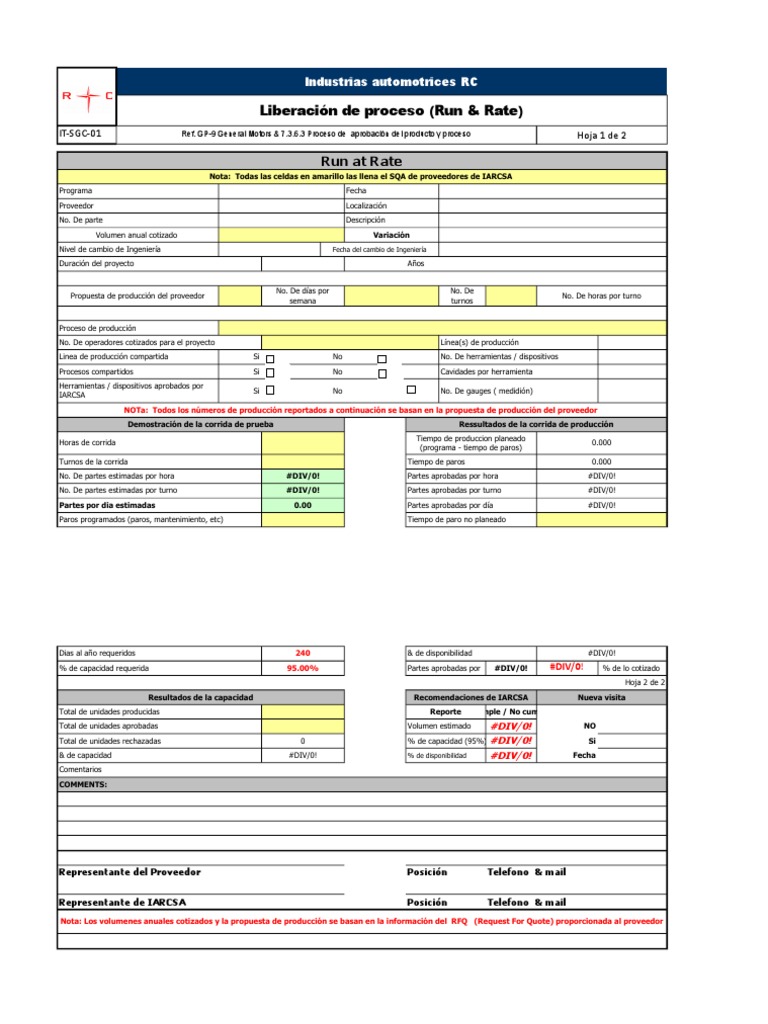 Proceso Run & Rate en Automotriz | PDF | Informática | Informática y ...
