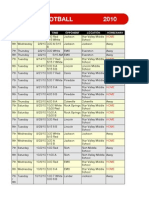 Svms Football 2010: DAY Date Time Opponent Location Home/Away