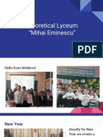 Theoretical Lyceum "Mihai Eminescu": Hîncești Moldova