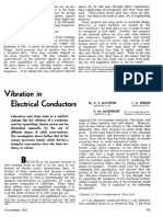 Vibration in Electrical Conductors