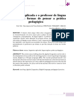 A Linguistica Aplicada e o Professor de Língua Inglesa PDF