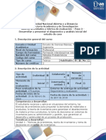 Guía de actividades y rúbrica de evaluación - Paso 2 - Desarrollar y presentar el diagnóstico y análisis inicial del estudio de caso (1).docx