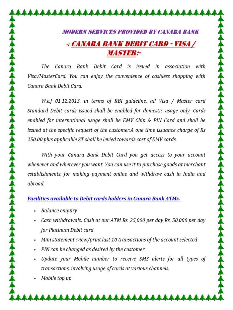 Canara Bank intelligence overview