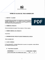 Norma Calidad Trigo Harinero BPC (Bolsa Prod. Chile) PDF
