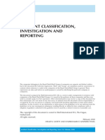 Incident Classification and Reporting