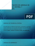 Interpretacion de Medidas de Tendencia Central y Dispersion