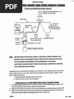 S&G Short Finder 25300 Instructions