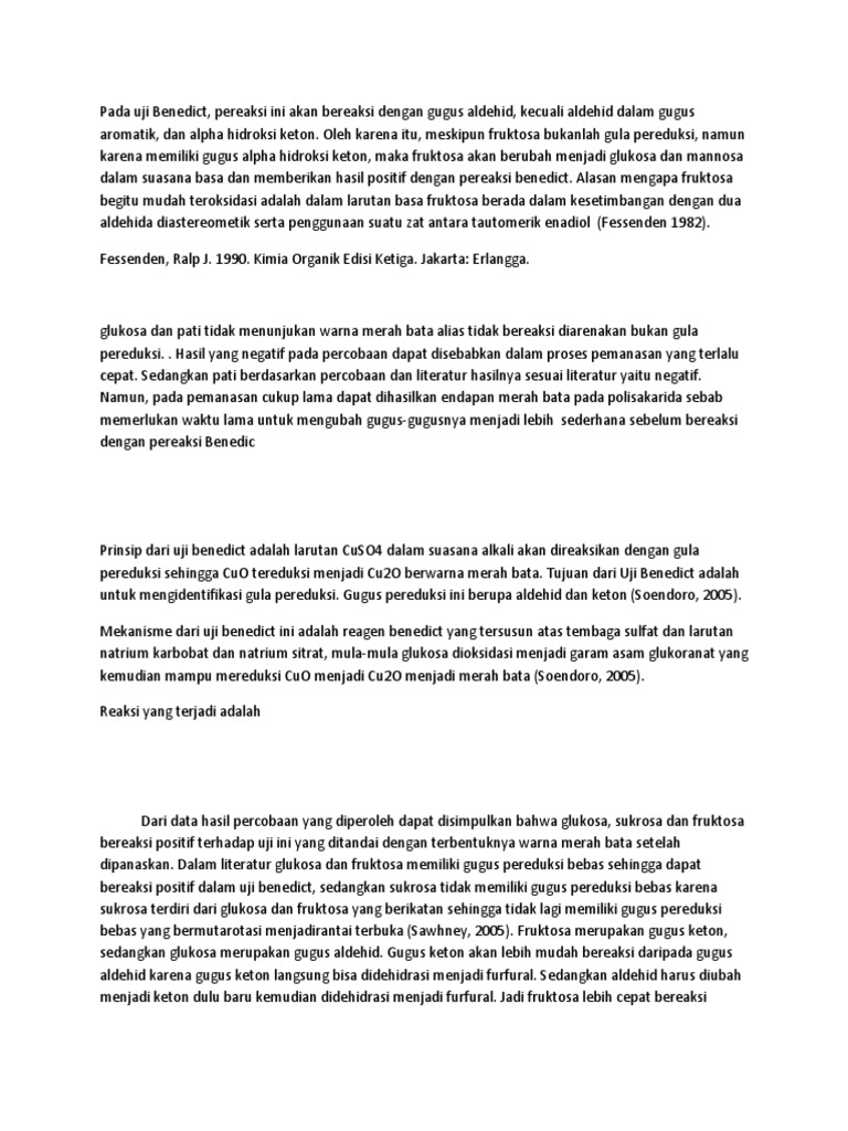 Pada Uji Benedict Pdf