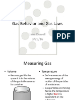 gas behavior and gas laws