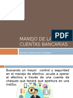 Manejo de Las Cuentas Bancarias