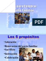 Ideas para Celebrar El Culto Familiar