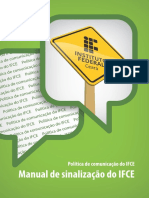 Manual de Sinalizacao Do Ifce PDF