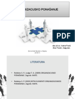 Prezentacija Organizacijsko Ponašanje PDF
