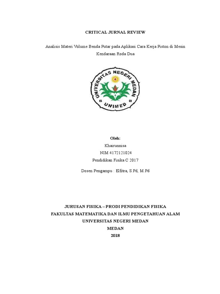 Critical Jurnal Review