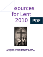 Resources for Lent 2010