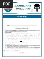  Simulados Carreiras Policiais Simulado 15-01-2017 Comentado